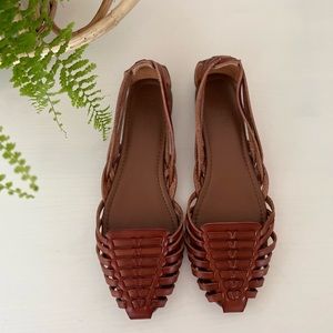 Basketweave d'Orsay flats